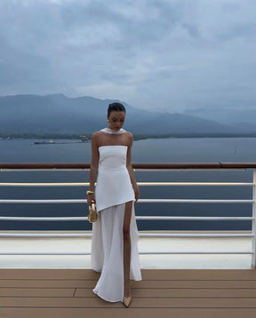 Robe Longue Asymétrique Valérie