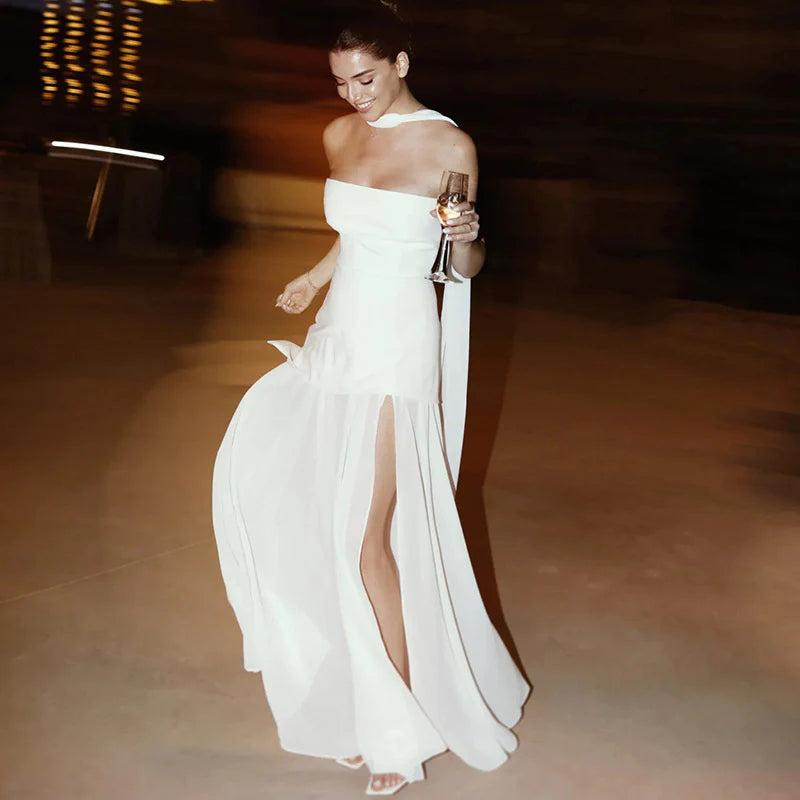 Robe Longue Asymétrique Valérie