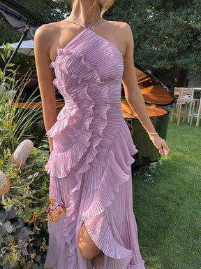 Robe asymétrique fluide Élodie