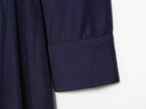 Robe chemise midi Sylvie à manches longues