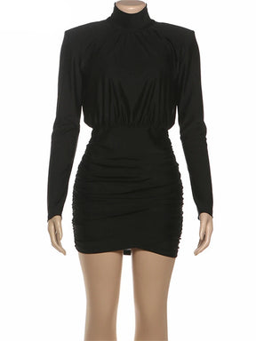 Robe courte à manches longues Chloé