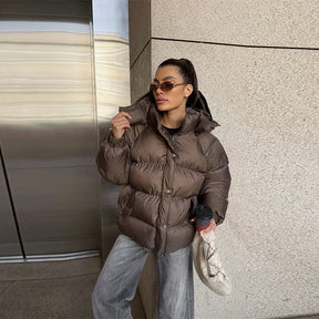 Doudoune à capuche Camille