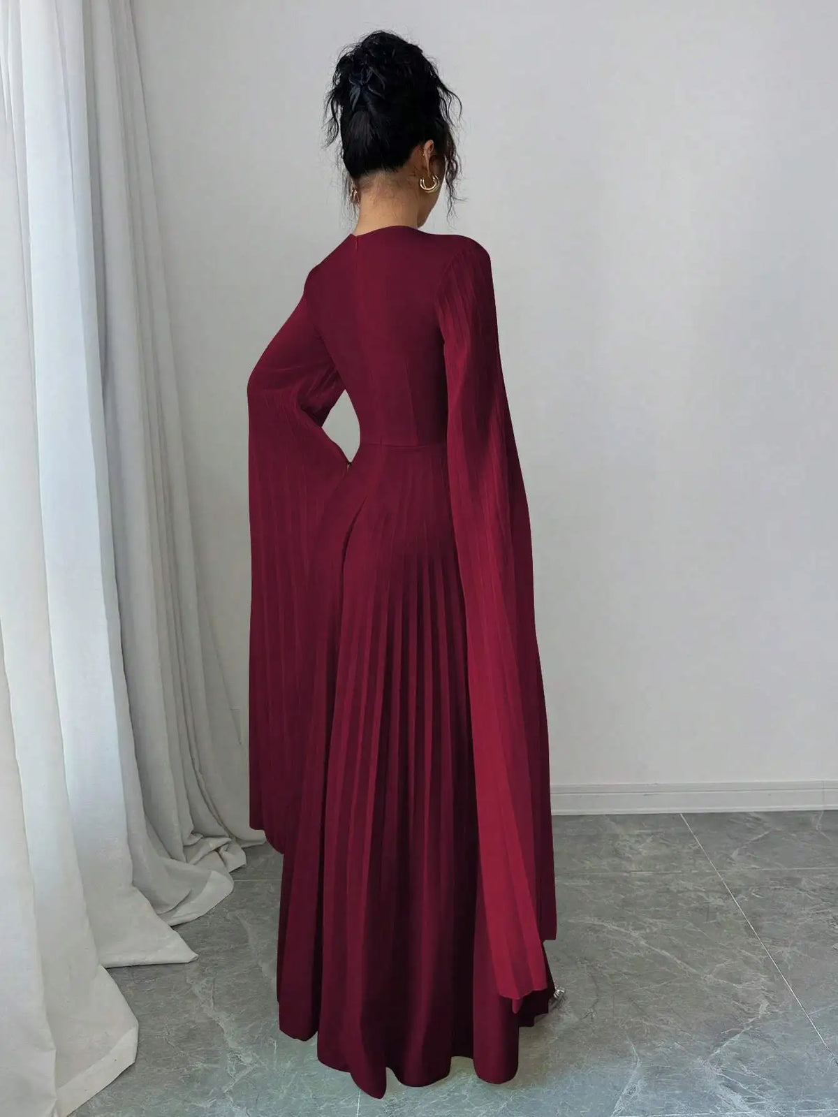 Robe longue à manches longues Delphine