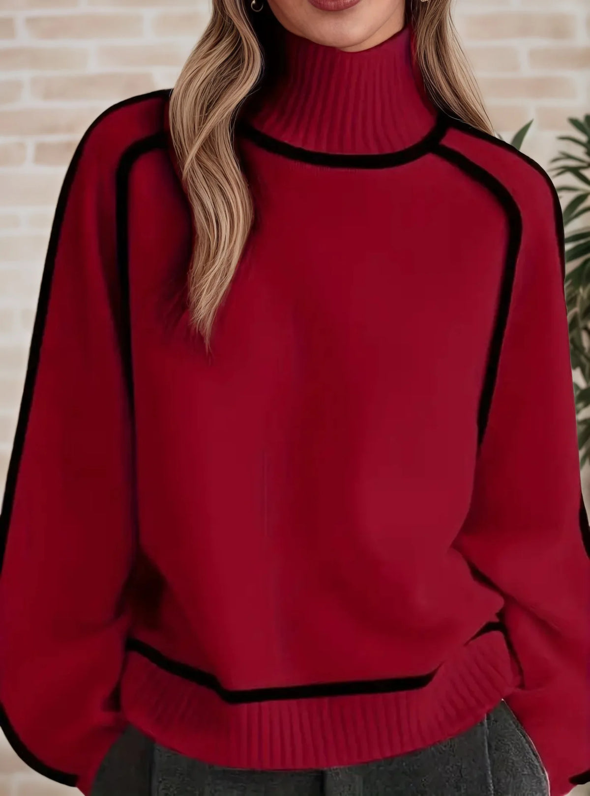 Pull Belle – En Laine Style Chemisier