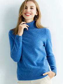 Pull Clarissa – En Laine à Col Montant