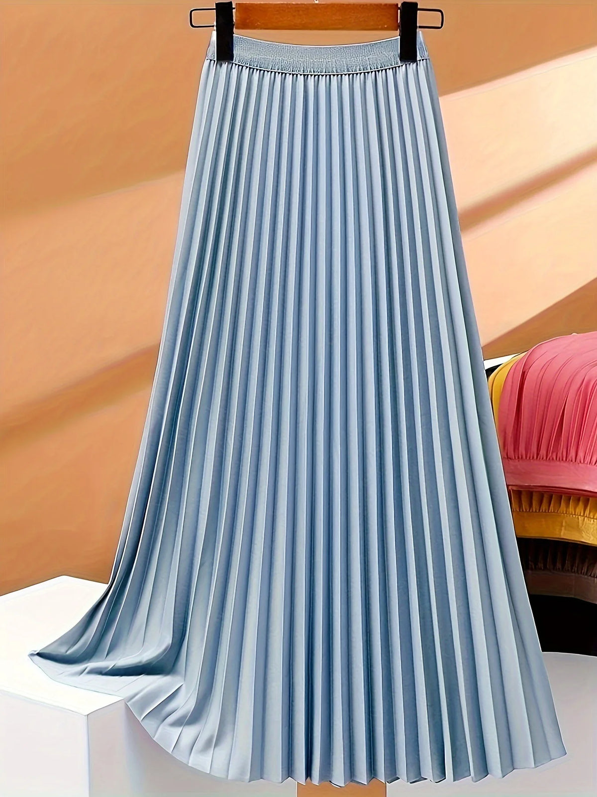 Jupe Ariane – Midi Plissée