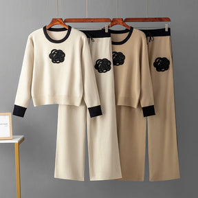 Ensemble Margot – Haut & Pantalon en Maille