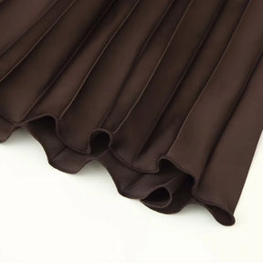 Robe Lisette – Midi à Jupe Plissée