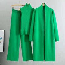 Ensemble Joyce – Tricoté, Pantalon • Chemisier • Veste