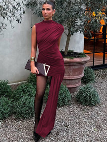 Robe Courte Asymétrique Lorena