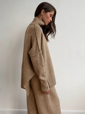 Ensemble Odette – Chemisier à Manches Longues & Pantalon