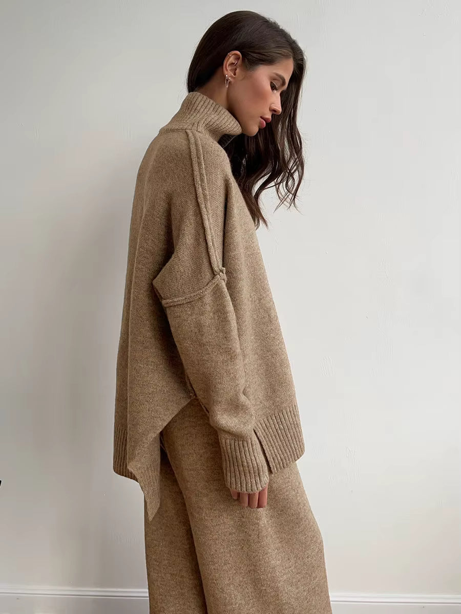 Ensemble Odette – Chemisier à Manches Longues & Pantalon