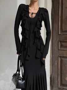 Robe Clémence – Longue, Manches Longues