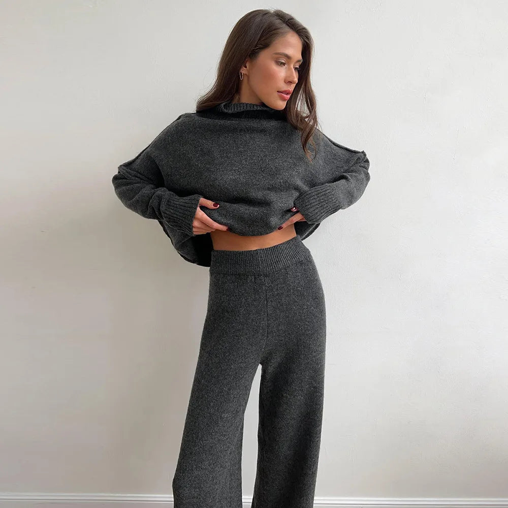 Ensemble Odette – Chemisier à Manches Longues & Pantalon