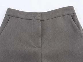 Ensemble Mariane – Pantalon Gris & Blazer