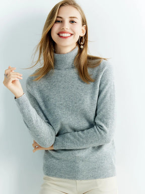 Pull Clarissa – En Laine à Col Montant