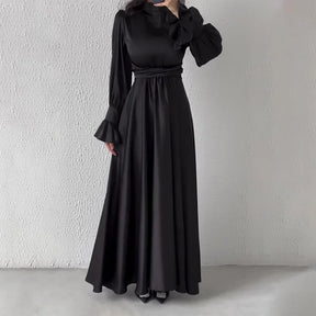 Robe midi à manches longues Louise