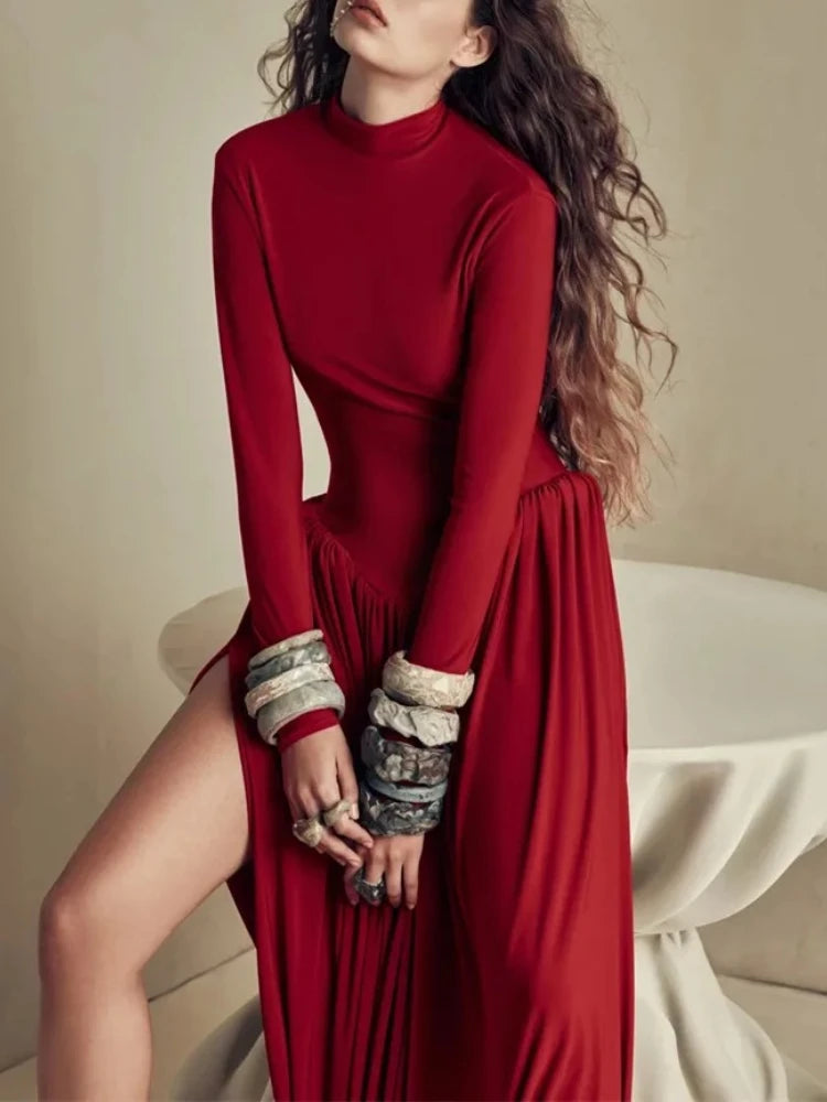 Robe Sophie – Manches Longues & Dos Nu