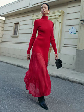 Robe midi à manches longues Adèle