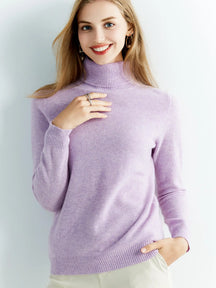 Pull Clarissa – En Laine à Col Montant