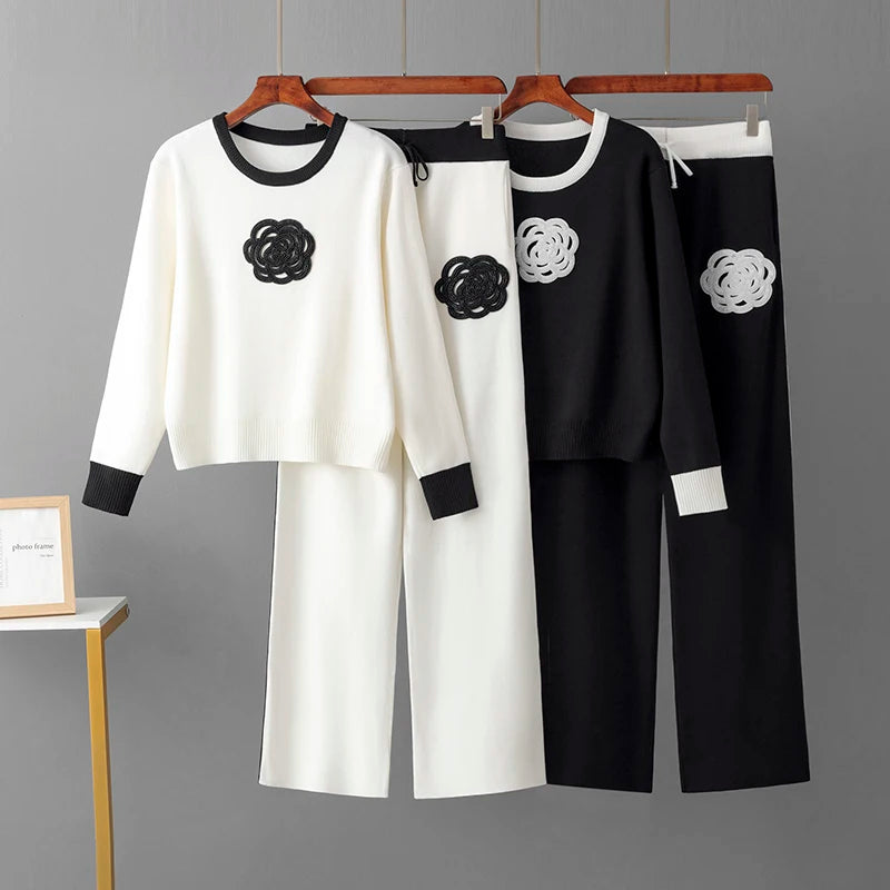 Ensemble Margot – Haut & Pantalon en Maille