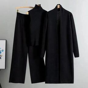 Ensemble Joyce – Tricoté, Pantalon • Chemisier • Veste