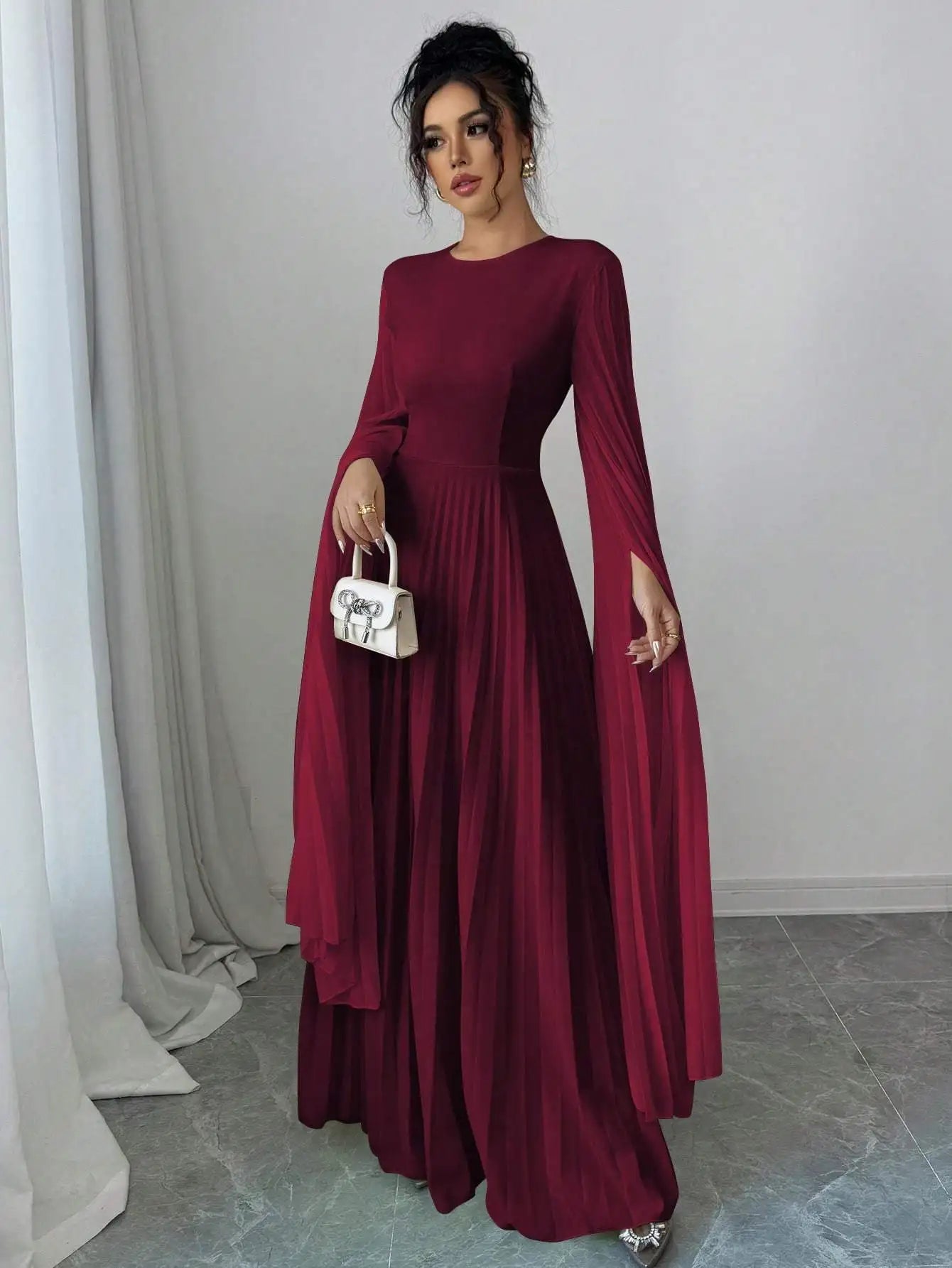 Robe longue à manches longues Delphine