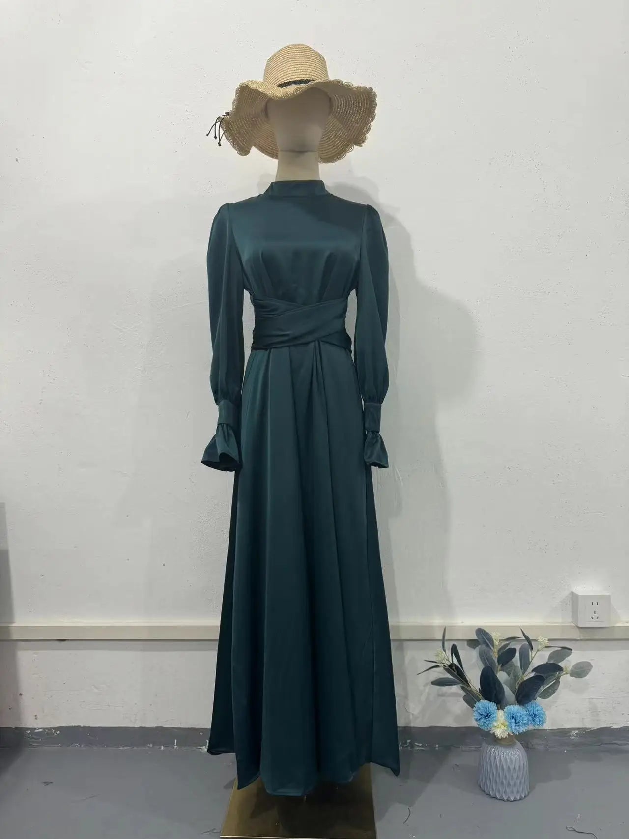 Robe midi à manches longues Louise