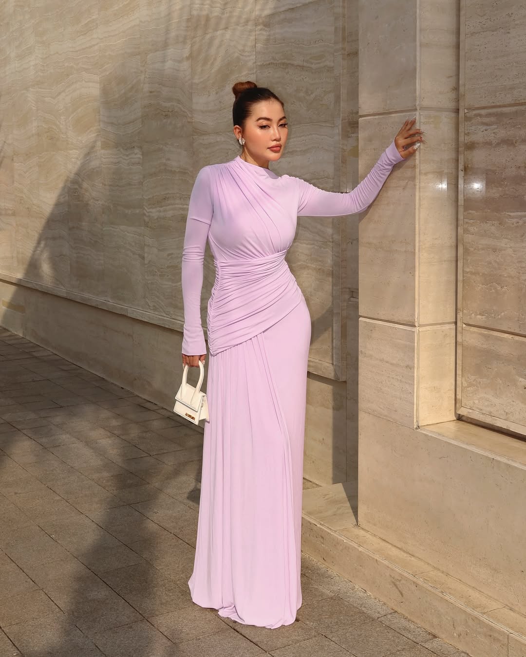 Robe Zoé – Longue, Manches Longues