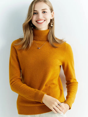 Pull Clarissa – En Laine à Col Montant