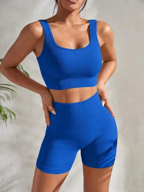 Ensemble Top Et Short Côtelé Clara