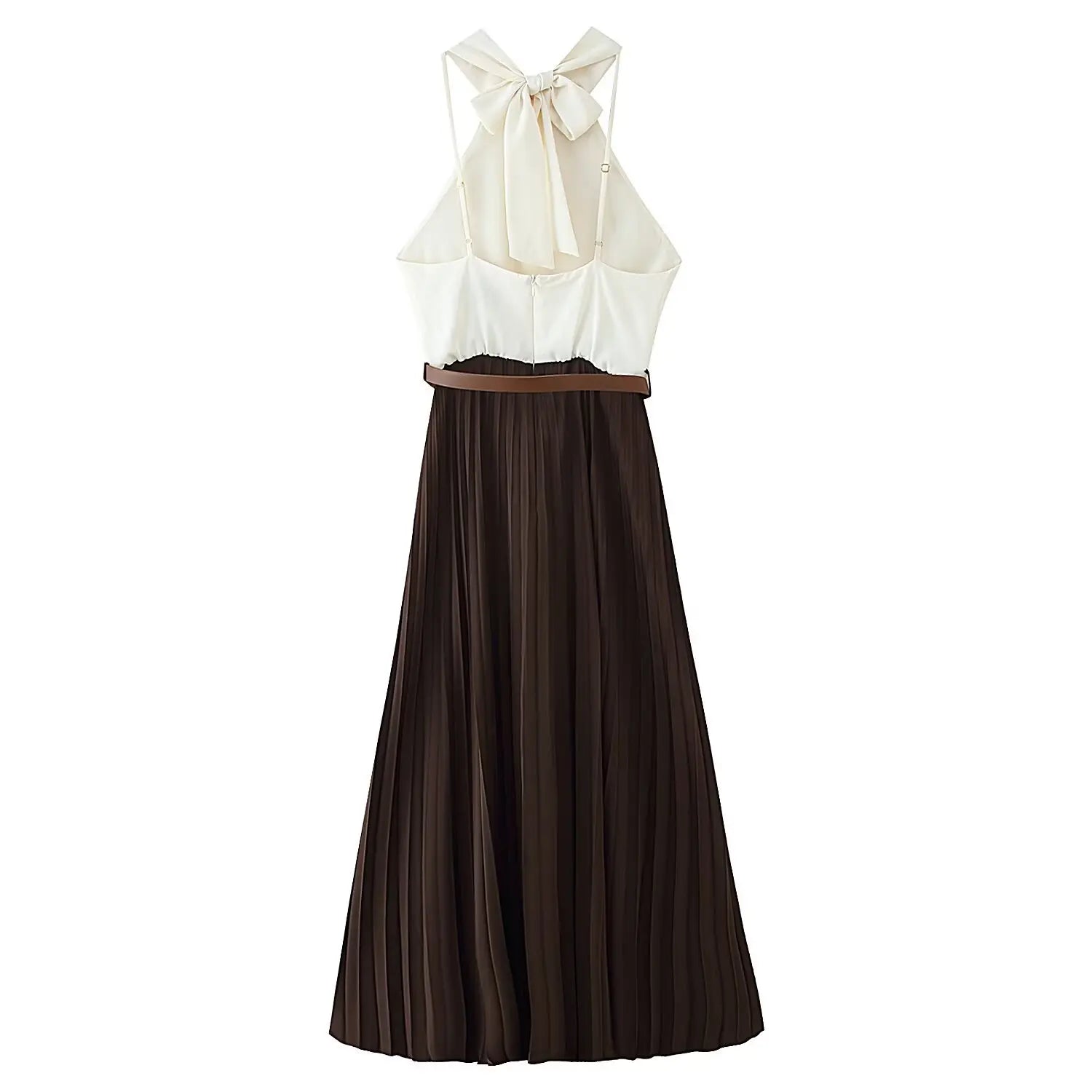 Robe Lisette – Midi à Jupe Plissée