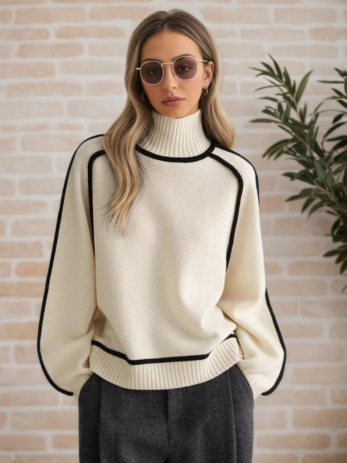 Pull Belle – En Laine Style Chemisier