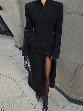 Pardessus à boutons Dominique