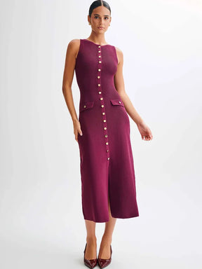 Robe Midi En Tricot Modal Jayne