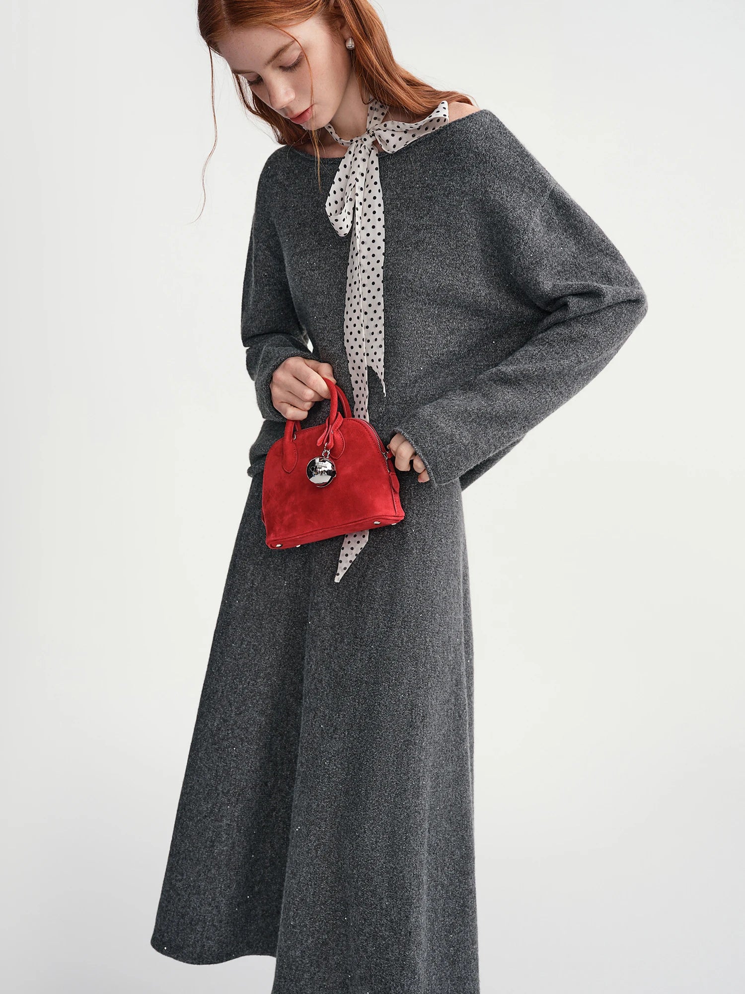 Ensemble Éléonore – Blouse Longue & Jupe Midi