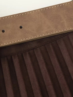 Jupe Émilie – Midi Plissée