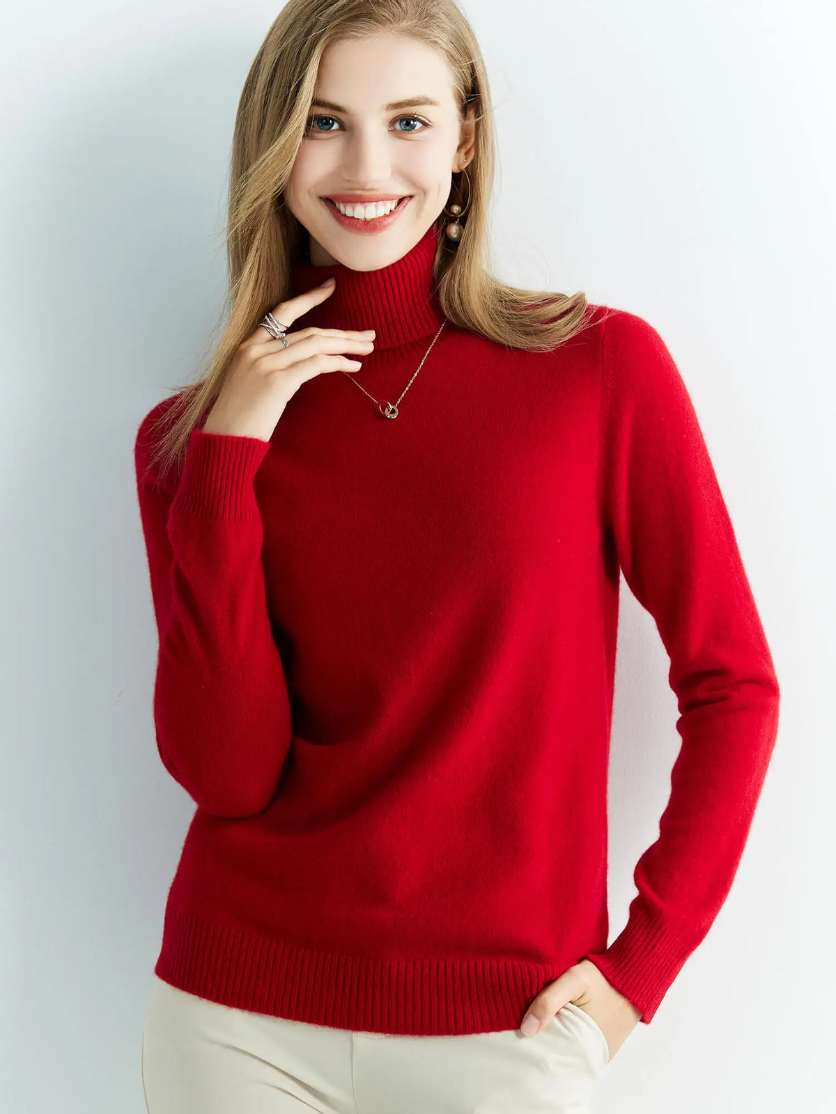 Pull Clarissa – En Laine à Col Montant