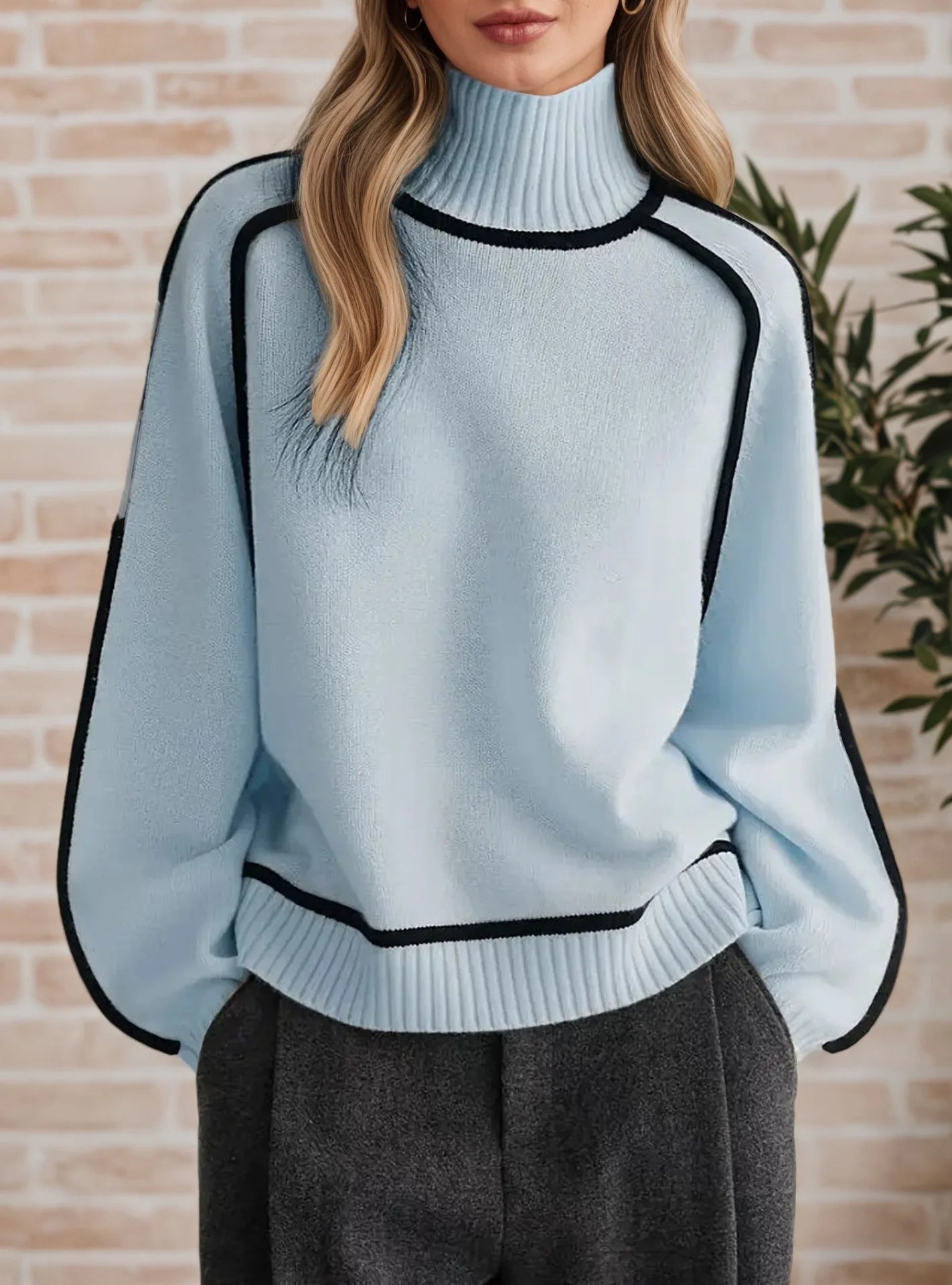 Pull Belle – En Laine Style Chemisier