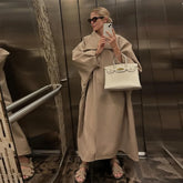 Long manteau à boutons Lucie