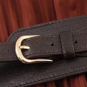 Robe à manches longues avec ceinture Yasmine