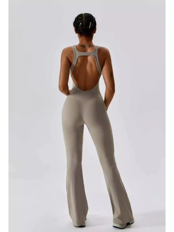 Combinaison Flare Dos Nu Sans Couture Camille