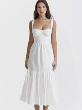 Robe Midi En Crêpe Bustier Julieta