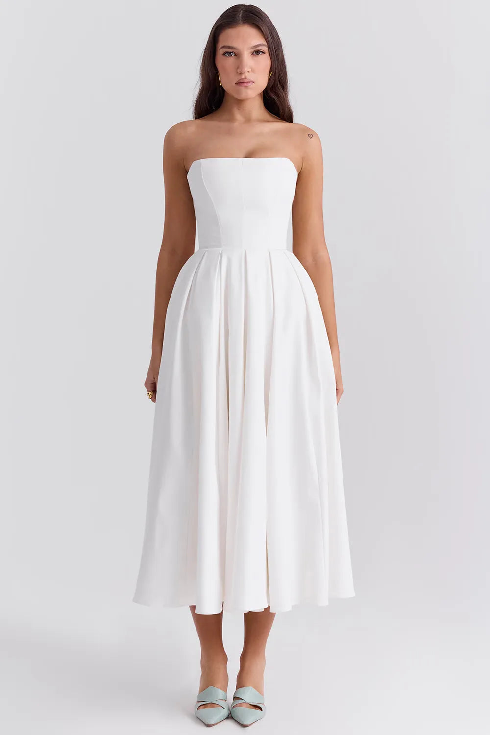 Robe Midi Bustier Celeste
