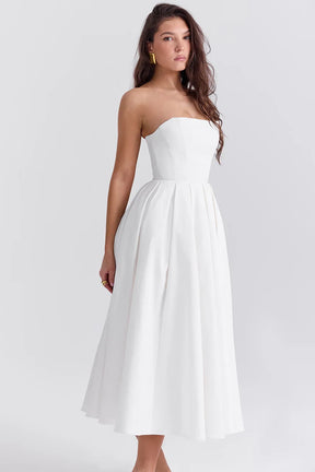 Robe Midi Bustier Celeste