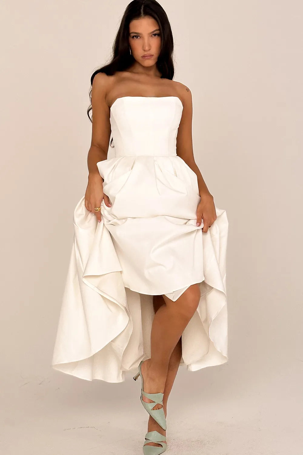 Robe Midi Bustier Celeste