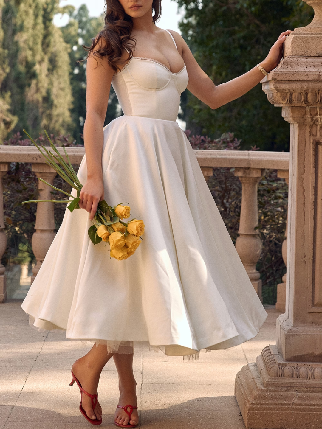 Robe Midi Corset Chloé