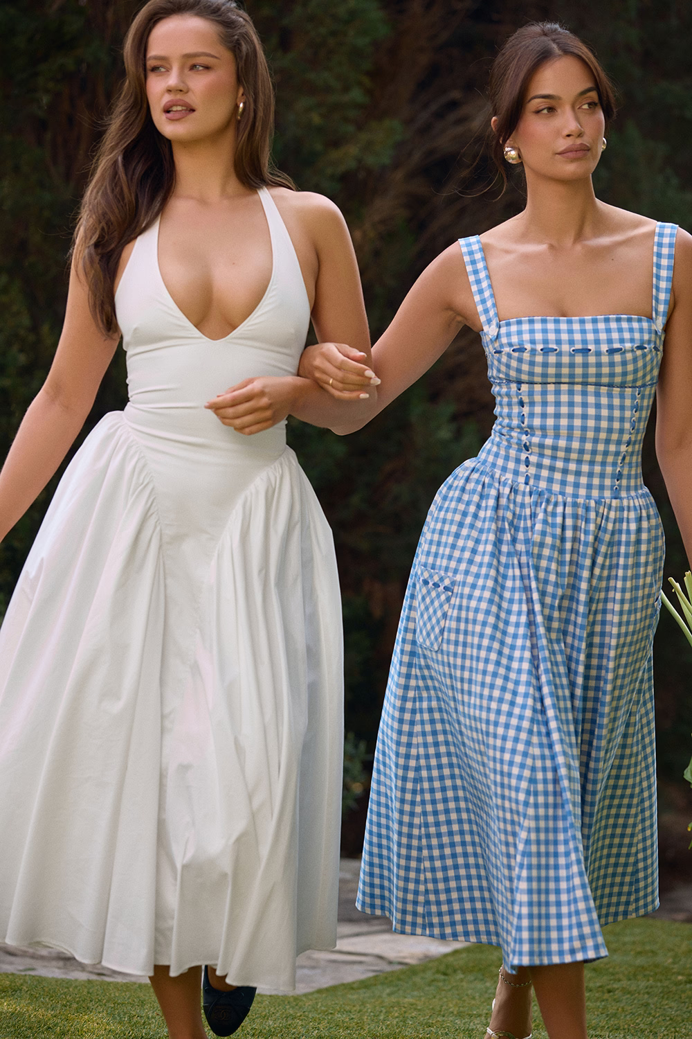 Robe Midi À Carreaux Amélie