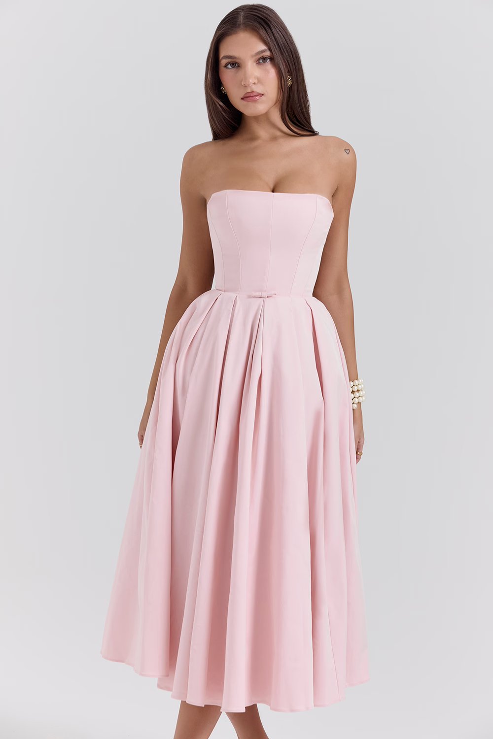 Robe Midi Bustier Celeste