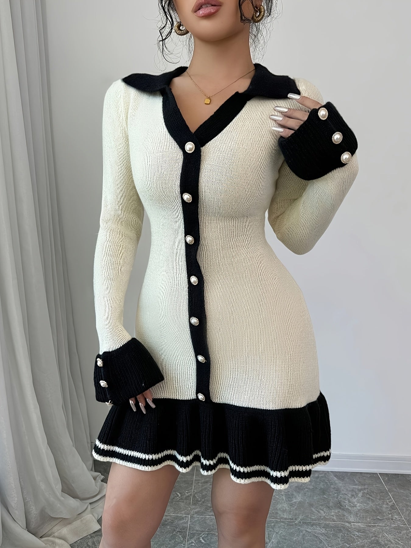 Robe Courte Manches Longues Giulietta